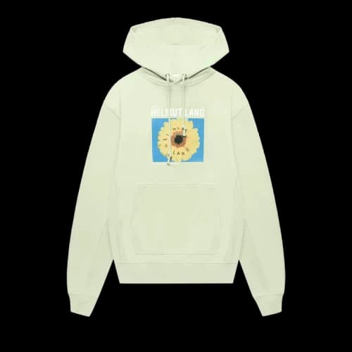 Helmut Lang Photo Logo Hoodie 'Tea'