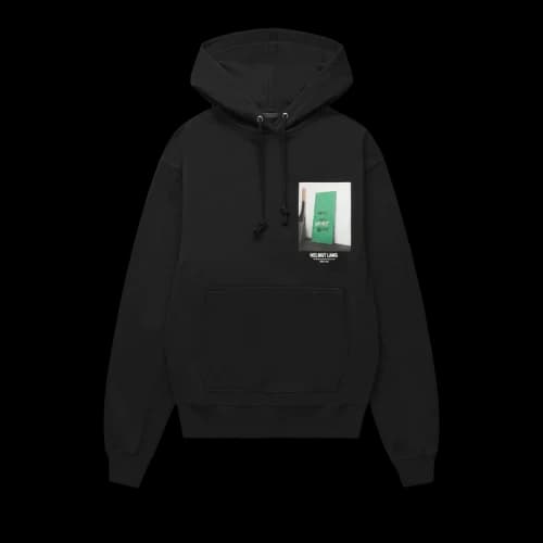 Helmut Lang Photo Logo Hoodie 'Black'