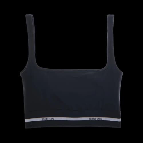 Helmut Lang Logo Bra Top 'Black'