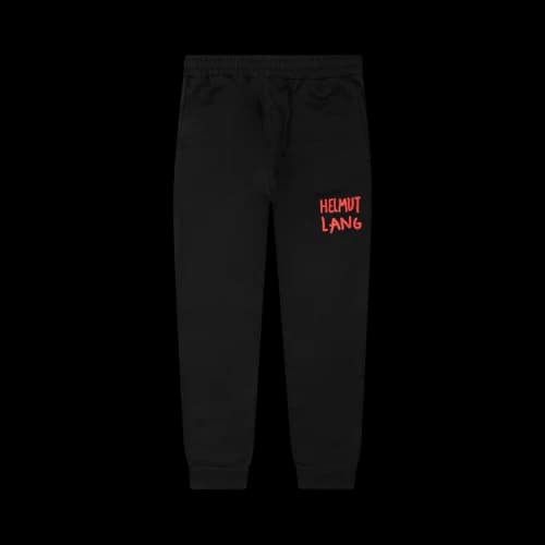 Helmut Lang Scribble Logo Jogger 'Black'