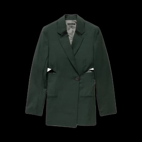 Helmut Lang Slash Blazer 'Evergreen'