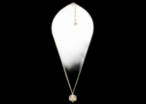 Dior And Shawn Pendant Necklace Silver-Gilt