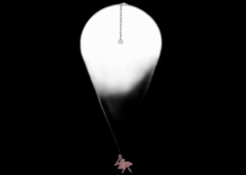 Dior And Shawn Pendant Necklace Red