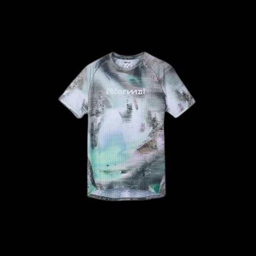 NNormal abstract-print raglan-sleeve T-shirt