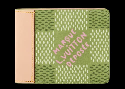 Louis Vuitton by Tyler, the Creator Slender Wallet Green Damier Golf