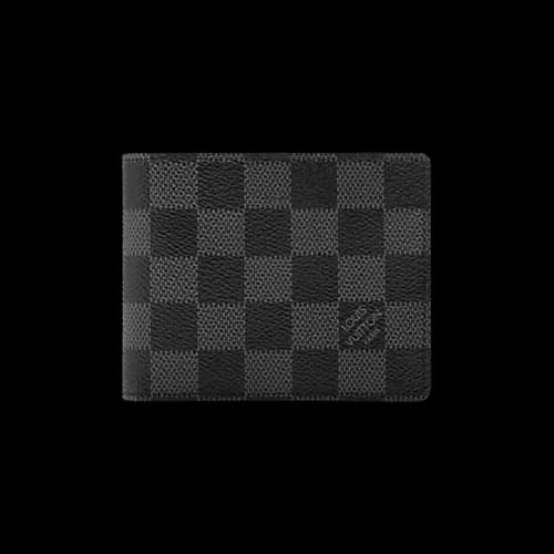Louis Vuitton Slender Wallet 'Black Damier Graphite Canvas/Borneo Green'
