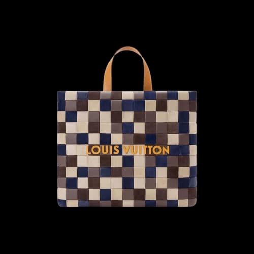 Louis Vuitton Shopper Tote MM 'Multicolor Cowhide Leather And Nubuck Leather'