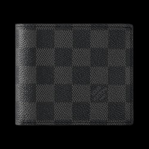Louis Vuitton Amerigo Wallet 'Black Damier Graphite Canvas'