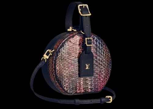 Louis Vuitton Petite Boite Chapeau Python LV Pop Rainbow/Black