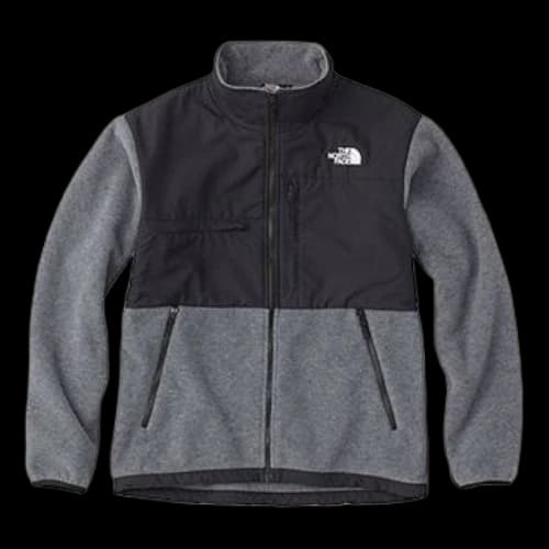 THE NORTH FACE Denali Jacket Fleece Colorblock Couple Style Black Gray