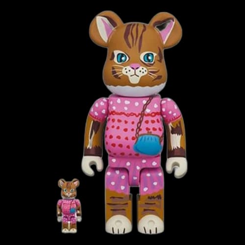 Bearbrick BE@RBRICK Nathalie Lete Minette Small Pink 100%+400%