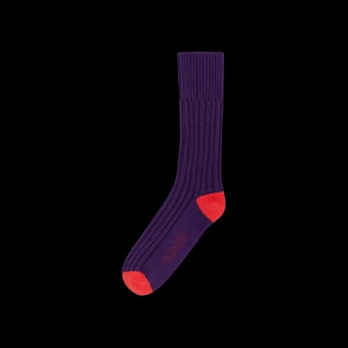 Aimé Leon Dore x New Balance Heavyweight Crew Sock 'Purple'