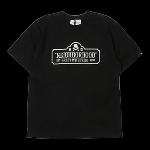 NEIGHBORHOOD NBHD 17SS T.N.T TEE. Short Sleeve Black