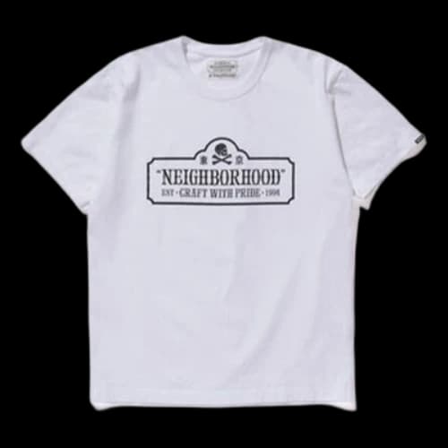 NEIGHBORHOOD Round Neck Casual Short Sleeve Unisex White