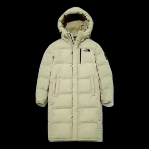 THE NORTH FACE Long Down Jacket 'Beige'