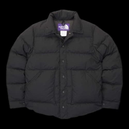 THE NORTH FACE PURPLE LABEL Midweight 65/35 Stuffed Shirt Jacket TNF Unisex Black