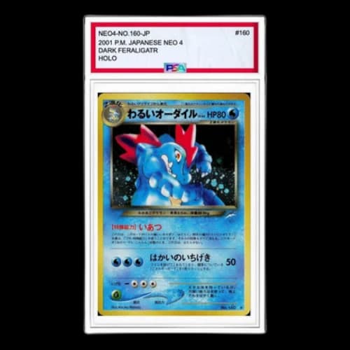 Pokemon Darkness, and to Light... [neo4 No.160] 'Dark Feraligatr R: Old Back'