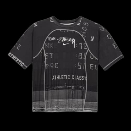 Nike x Stussy Allover Print UV Top 'Black White'