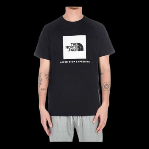 THE NORTH FACE Logo Short Sleeve Black