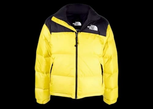 The North Face Nuptse 1996 Hooded Padded Jacket Yellow/Black