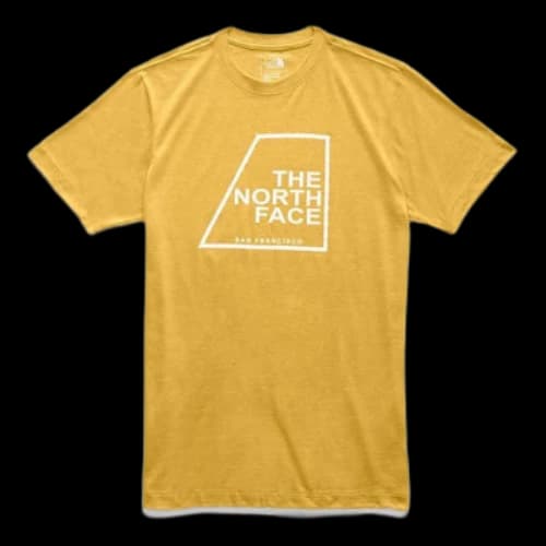 THE NORTH FACE Short-sleeve Our DNA Tee Alphabet Short Sleeve US Edition Yellow