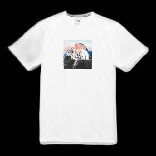 THE NORTH FACE Unisex Clean Ascent Tee Box Logo Print White