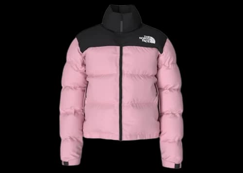 The North Face Womens 1996 Retro Nuptse 700 Fill Packable Jacket Cameo Pink