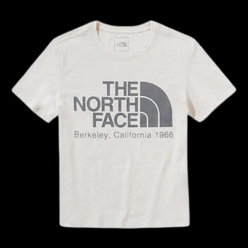 THE NORTH FACE Heritage Series Outdoor hygroscopic Sweat-Wicking Short Sleeve Version Gray