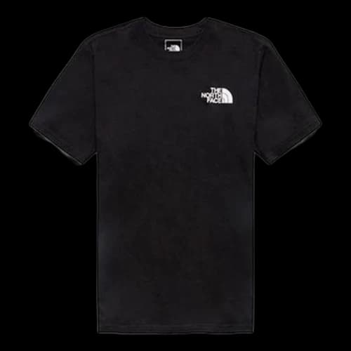 THE NORTH FACE Red Box T-Shirt Classic Back Large Logo Short Sleeve Couple Style Black