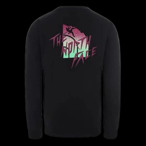 THE NORTH FACE Logo Pullover Long Sleeves Black