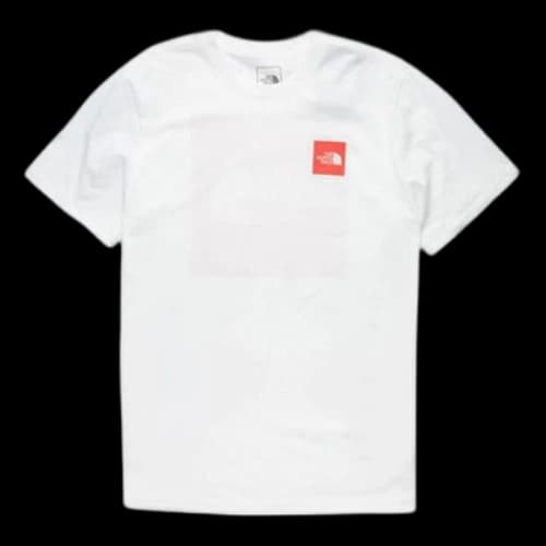 THE NORTH FACE Box Classic Back Large Logo Short Sleeve Couple Style White