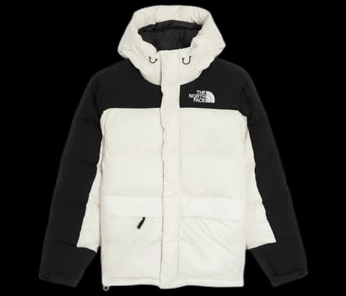 The North Face HMLYN Down Parka Jacket White Black