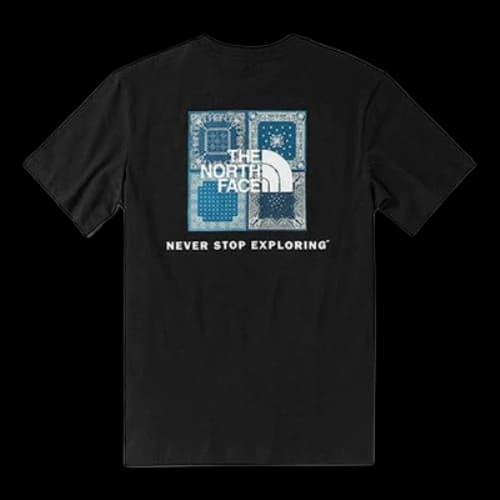 THE NORTH FACE Short Sleeve Bandana Square T-Shirt 'Black'