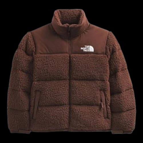 THE NORTH FACE High Pile 600 Fill Recycled Waterfowl Down Nuptse Jacket 'Dark Oak'