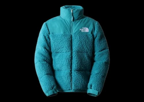 The North Face High Pile 600 Fill Recycled Waterfowl Down Nupste Jacket Harbor Blue