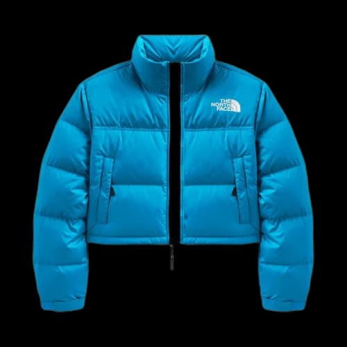The North Face Women's Nuptse Short Jacket Acoustic Blue