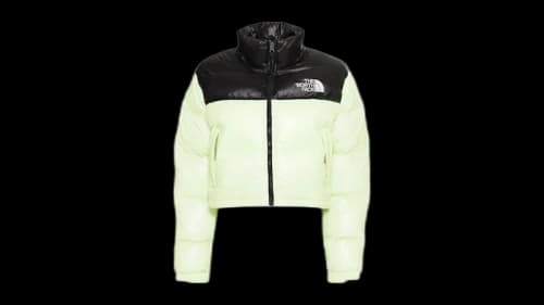 The North Face Nuptse Short Jacket Lime
