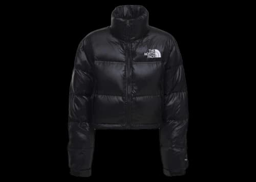 The North Face Womens Nuptse 700 Fill Short Jacket TNF Black