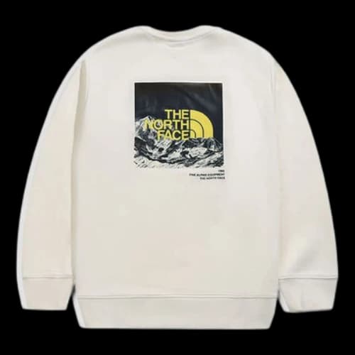 THE NORTH FACE Regrind Crew SS22 Logo Sweater 'White'