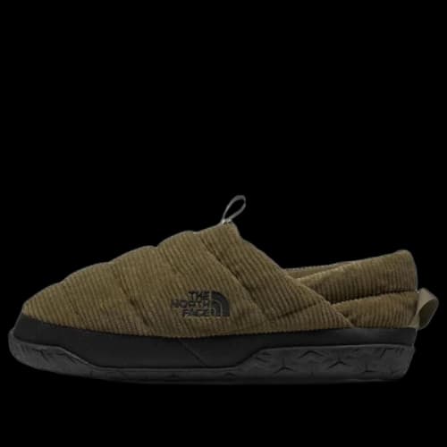 THE NORTH FACE Corduroy Nuptse Mules 'Military Olive'