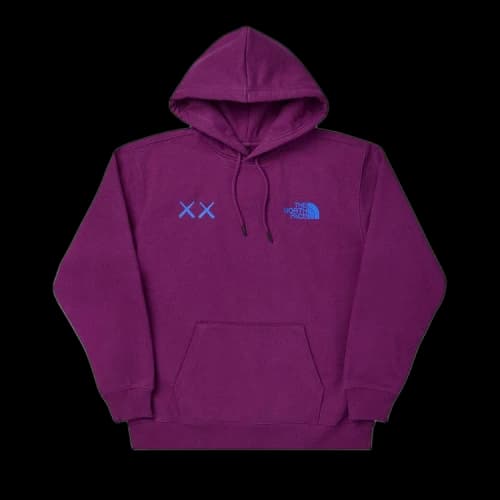 KAWS x The North Face Popover Hoodie Pamplona Purple