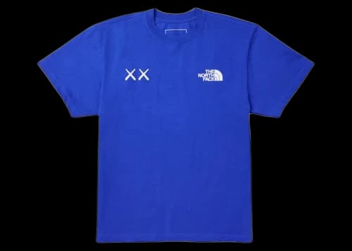 KAWS x The North Face Tee TNF Blue