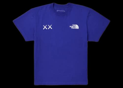 KAWS x The North Face Tee Bolt Blue