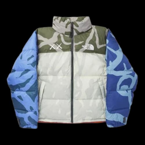 THE NORTH FACE X Kaws 1996 Nuptse 700 Jacket 'Grey'