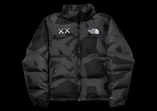 KAWS x The North Face Retro 1996 Nuptse Jacket Black