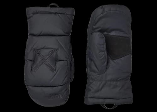 KAWS x The North Face Nuptse Mitt Black
