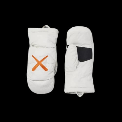 KAWS x The North Face Nuptse Mitt Moonlight Ivory