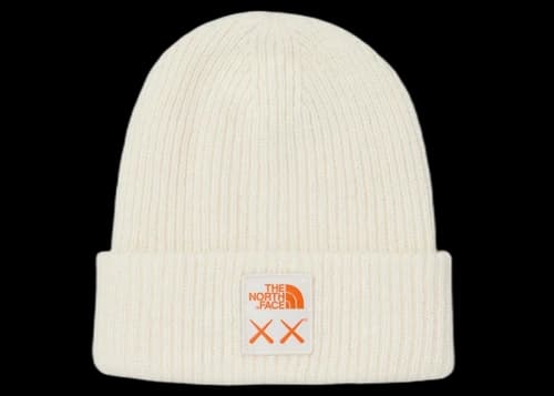 KAWS x The North Face Beanie Moonlight Ivory