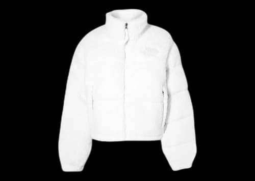 The North Face High Pile Nuptse 600-Fill Recycled Waterfowl Down Jacket Gardenia White