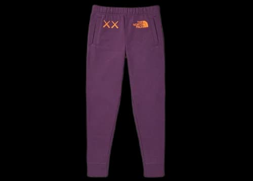 KAWS x The North Face Youth Sweatpant Blackberry Wine